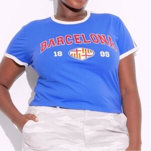 Grayson Threads Women’s Barcelona Short Sleeve‎ Graphic T-Shirt​